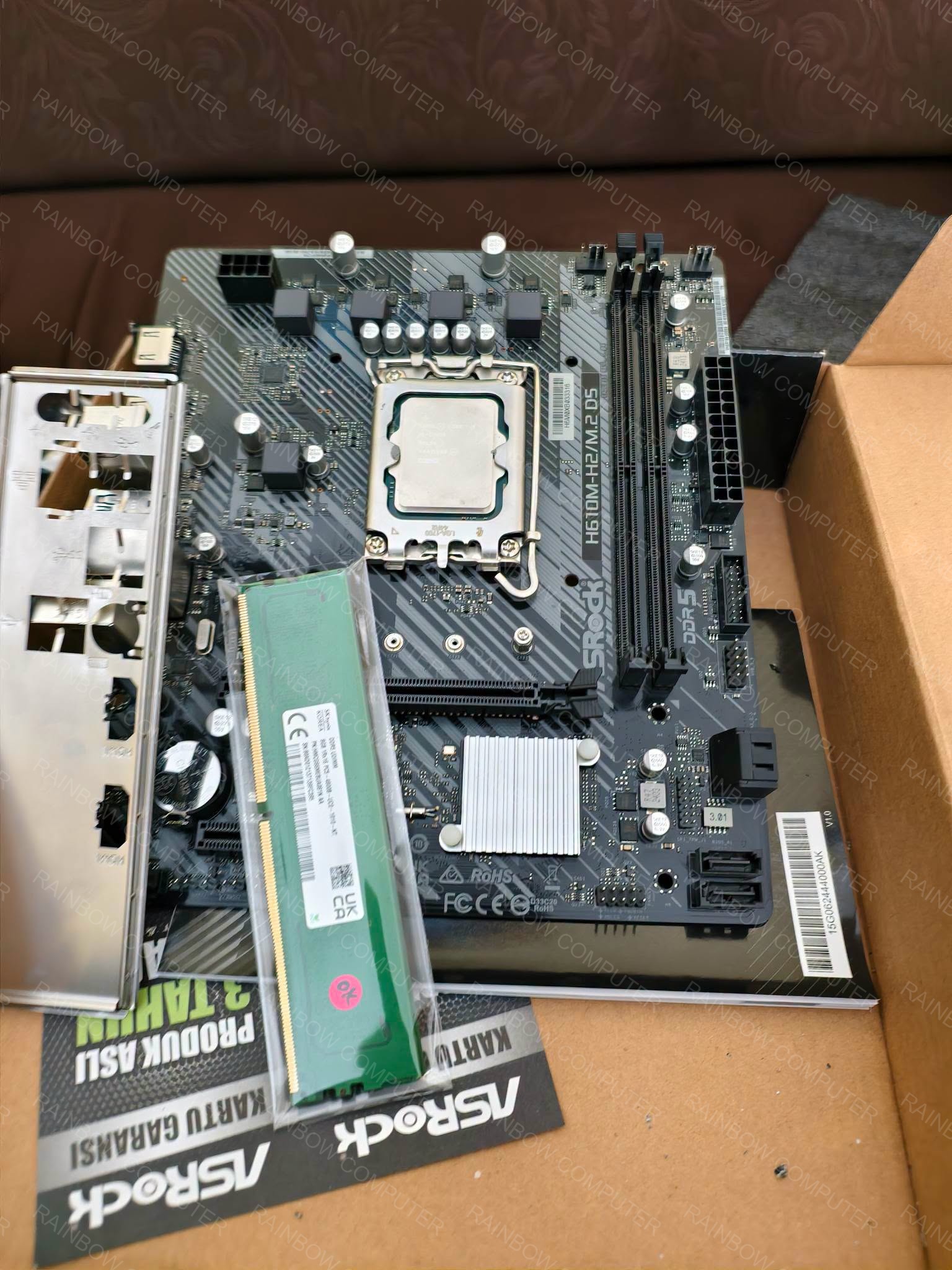 INTEL CORE I5 12400 H610M 16GB DDR5