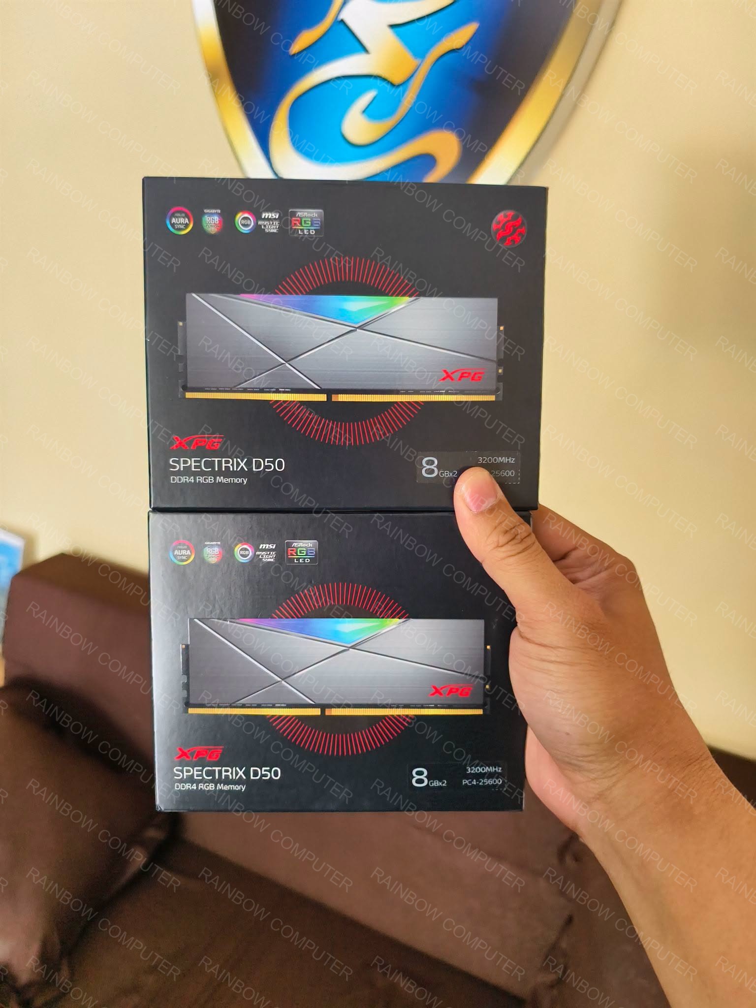 ADATA SPECTRIX D50 RGB 2x8GB DDR4 3200MHZ